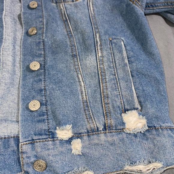 Distressed Jean jacket - Picture 6 of 6